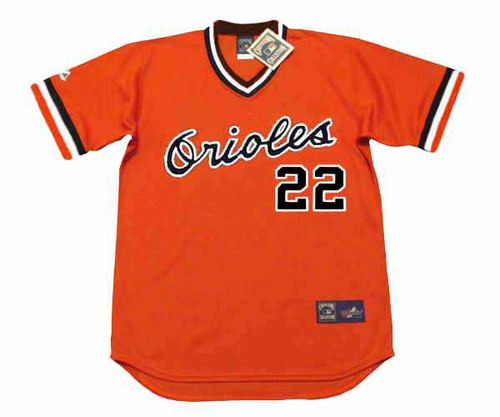 22 JIM PALMER Baltimore Orioles MLB Pitcher Black Throwback Jersey