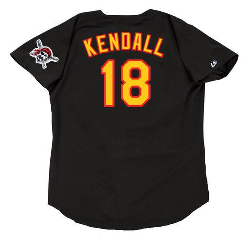 JASON KENDALL Pittsburgh Pirates 1998 Majestic Throwback Baseball Jersey