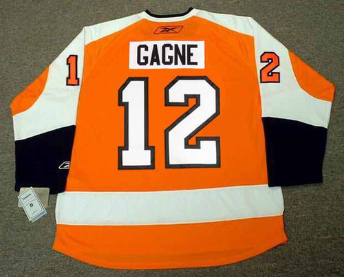 Simon Gagne Flyers Game-Issued 2002-03 3D Holo Jersey - 56 — Liberty Bell  Jerseys