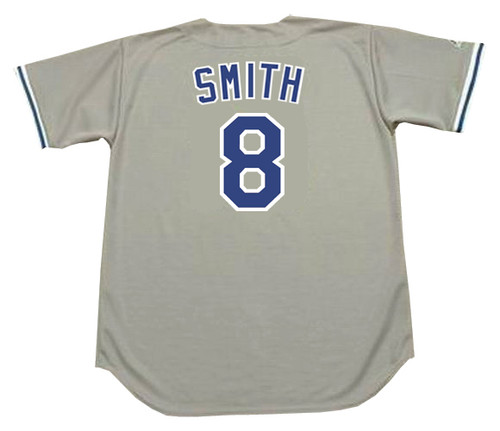 REGGIE SMITH Los Angeles Dodgers 1978 Majestic Throwback Away Baseball Jersey - Back
