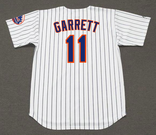 WAYNE GARRETT New York Mets 1969 Home Majestic Baseball Throwback Jersey - BACK