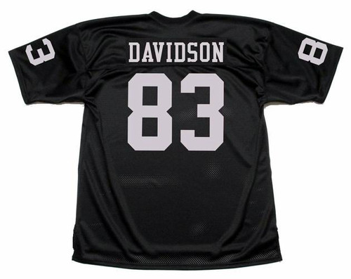 BEN DAVIDSON Oakland Raiders 1970 Throwback Home NFL Football Jersey - BACK