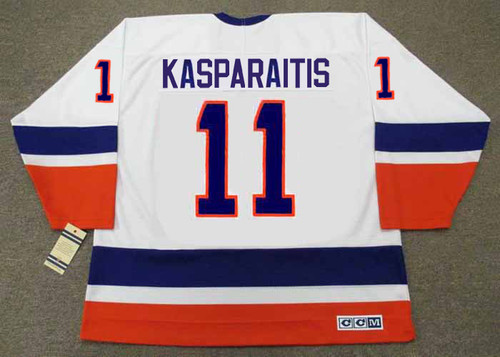 DARIUS KASPARAITIS New York Islanders 1993 Home CCM Vintage Throwback Hockey - BACK