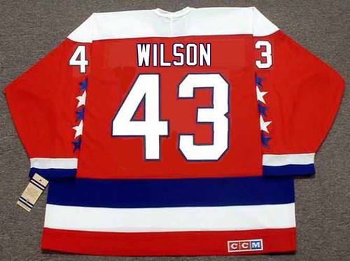 TOM WILSON Washington Capitals CCM Vintage Throwback Home NHL Jersey - BACK
