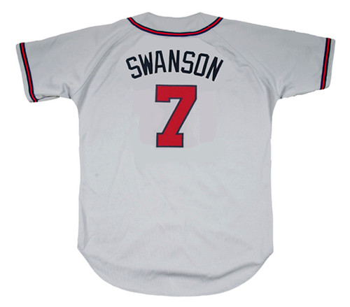 Authentic Majestic 48 XL ATLANTA BRAVES DANSBY SWANSON