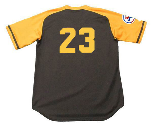 TITO FUENTES San Diego Padres 1976 Away Majestic Baseball Throwback Jersey - BACK