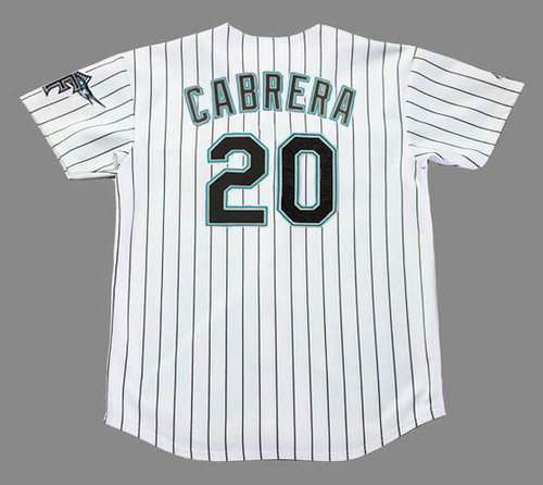 Lot Detail - Miguel Cabrera Signed 2007 Marlins Home Jersey