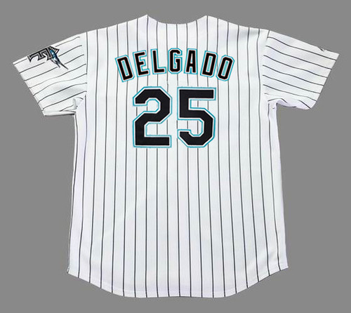 FLORIDA MARLINS 2000's Home Majestic Throwback Jersey Customized