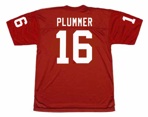 JAKE PLUMMER Arizona Cardinals 1998 Throwback Home NFL Football Jersey - BACK