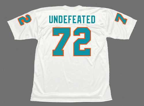 MIAMI DOLPHINS 1972 Undefeated Throwback NFL Football Jersey - BACK