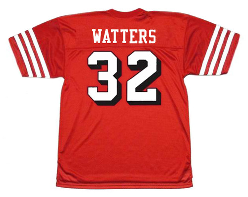 RICKY WATTERS San Francisco 49ers 1994 Throwback Home NFL Football Jersey - BACK