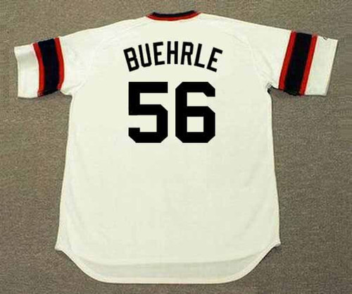 MARK BUEHRLE Chicago White Sox 1980's Majestic Throwback Baseball Jersey - BACK