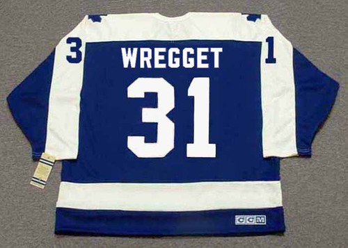 KEN WREGGET Toronto Maple Leafs 1987 Away CCM Vintage Throwback Hockey Jersey - BACK