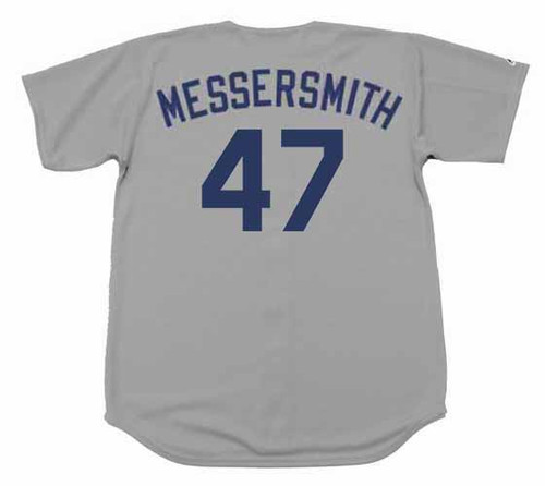 ANDY MESSERSMITH Los Angeles Dodgers 1974 Away Majestic Throwback Baseball Jersey - BACK