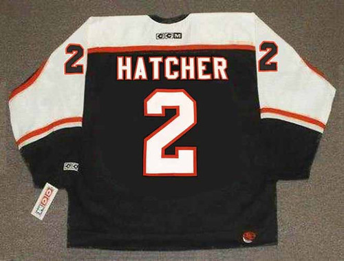 DERIAN HATCHER Philadelphia Flyers 2006 CCM Throwback NHL Hockey Jersey - BACK