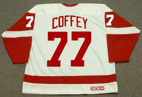 PAUL COFFEY Detroit Red Wings 1995 Home CCM Throwback NHL Hockey Jersey - BACK