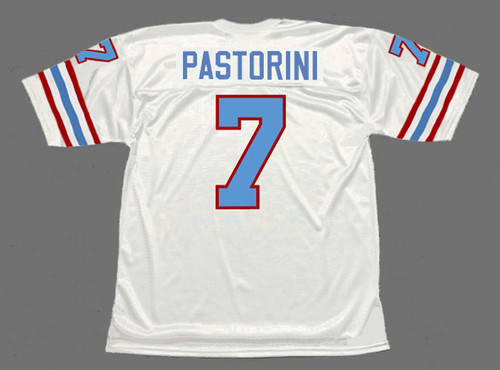 DAN PASTORINI Houston Oilers 1979 Throwback NFL Football Jersey - BACK