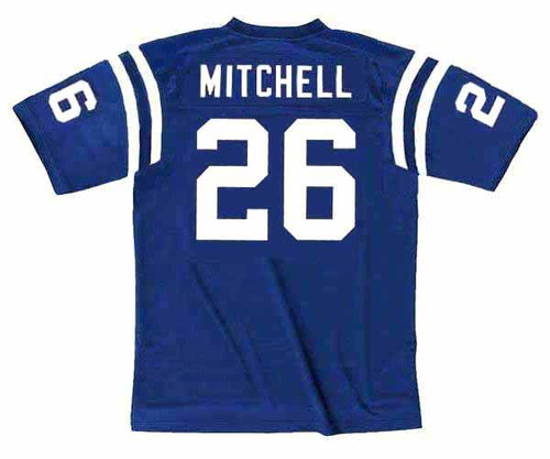 LYDELL MITCHELL Baltimore Colts 1976 Throwback Home NFL Football Jersey - BACK
