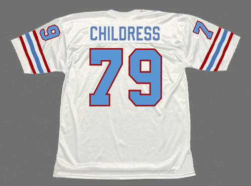 RAY CHILDRESS Houston Oilers 1988 Throwback NFL Football Jersey - BACK