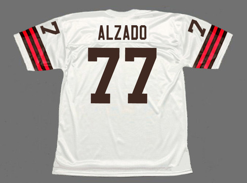 LYLE ALZADO Cleveland Browns 1981 Throwback NFL Football Jersey - BACK