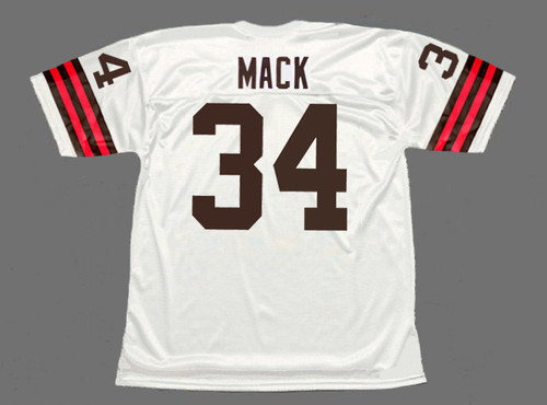 KEVIN MACK Cleveland Browns 1988 Throwback NFL Football Jersey - BACK