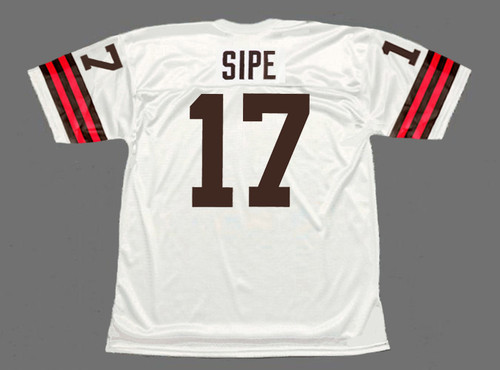 BRIAN SIPE Cleveland Browns 1981 Throwback NFL Football Jersey - BACK