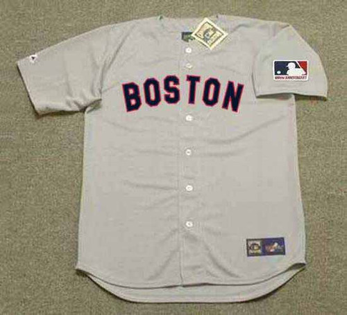 REGGIE SMITH  Boston Red Sox 1969 Away Majestic Throwback