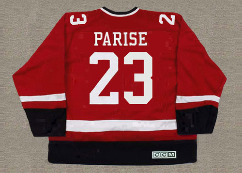 J.P. PARISE Cleveland Barons 1977 CCM Throwback NHL Hockey Jersey - BACK