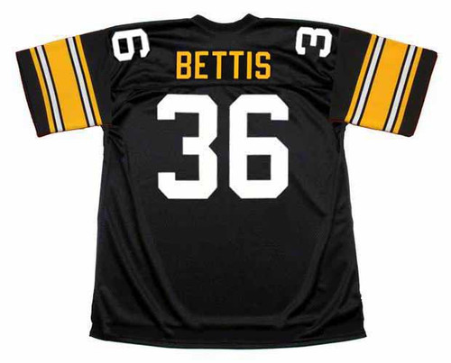JEROME BETTIS Pittsburgh Steelers 1996 Throwback Home NFL Football Jersey - BACK