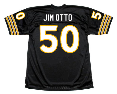 JIM OTTO Oakland Raiders 1960 Throwback Home Football Jersey - BACK