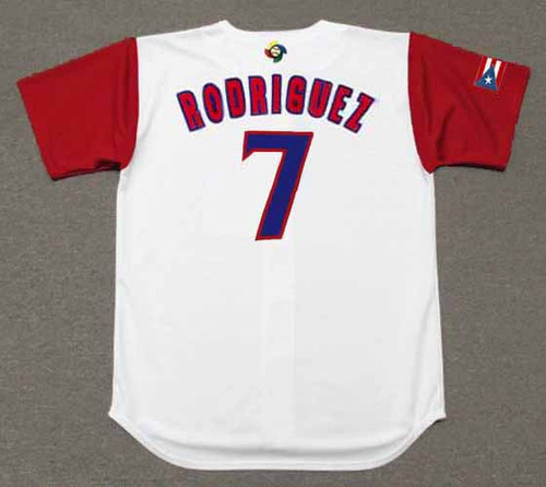 Javier Baez Jersey - Puerto Rico 2017 World Baseball Classic Throwback  Baseball Jersey