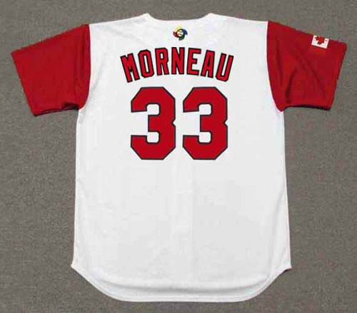 JUSTIN MORNEAU Minnesota Twins 2008 Majestic Throwback Home