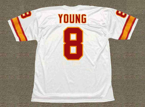 STEVE YOUNG Tampa Bay Buccaneers 1986 Away Throwback NFL Football Jersey - BACK