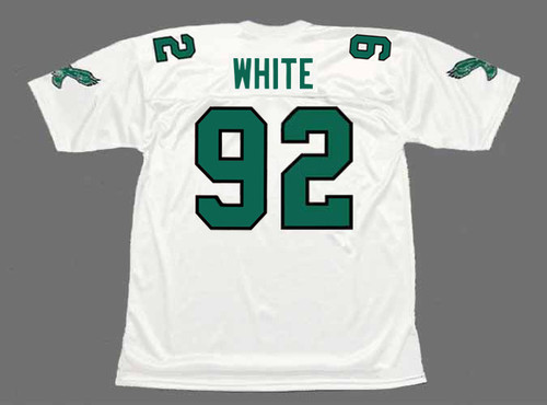 REGGIE WHITE Philadelphia Eagles 1990 Throwback NFL Football Jersey - BACK