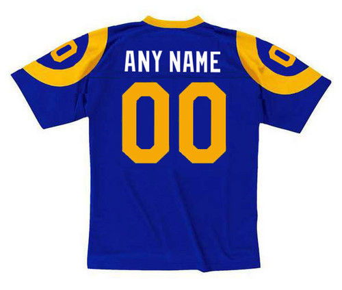 ST. LOUIS RAMS 1990's Throwback NFL Customized Jersey - BACK