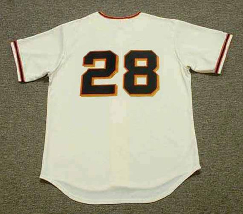 MAJESTIC  JEFFREY LEONARD San Francisco Giants 1982 Cooperstown Baseball  Jersey