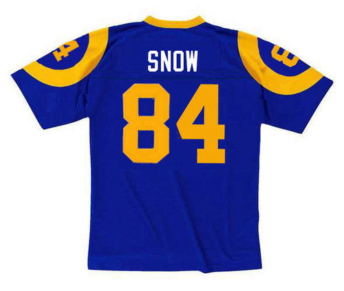 JACK SNOW Los Angeles Rams 1974 Throwback NFL Football Jersey - BACK