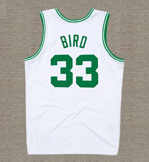 LARRY BIRD Boston Celtics 1984 Home Throwback NBA Basketball Jersey - BACK