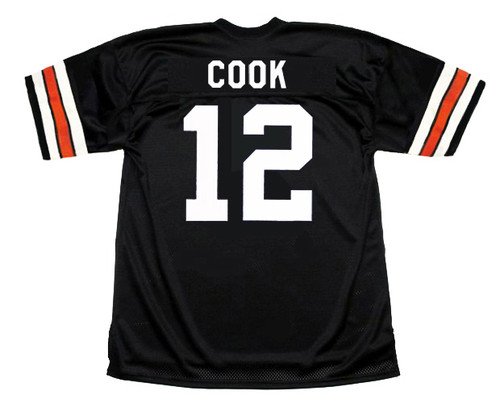 GREG COOK Cincinnati Bengals 1969 Throwback NFL Football Jersey - BACK