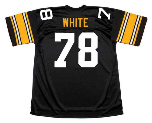 DWIGHT WHITE Pittsburgh Steelers 1979 Home NFL Football Throwback Jersey - BACK