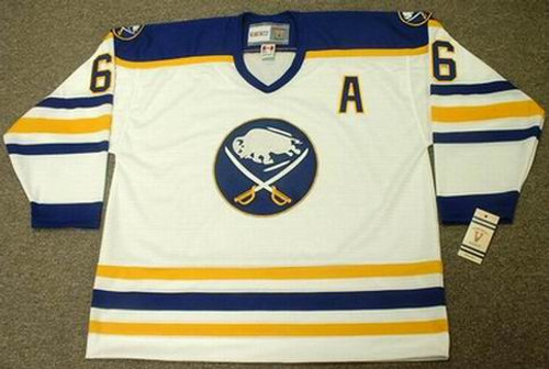 PHIL HOUSLEY Buffalo Sabres 1988 CCM Vintage Throwback Home Hockey Jersey