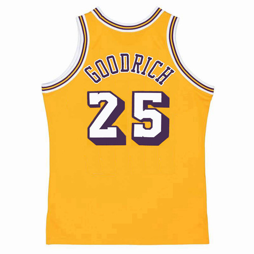 GAIL GOODRICH Los Angeles Lakers 1971 Home Throwback NBA Basketball Jersey - BACK