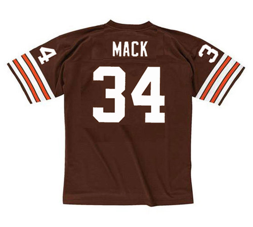 KEVIN MACK Cleveland Browns 1987 Throwback NFL Football Jersey - BACK