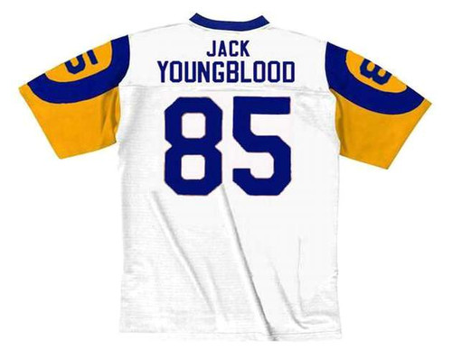 JACK YOUNGBLOOD Los Angeles Rams 1978 Away NFL Football Jersey - BACK