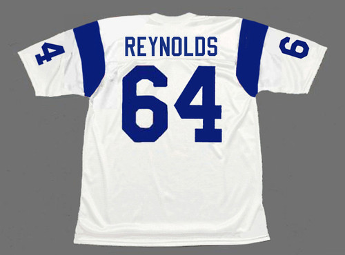 JACK "HACKSAW" REYNOLDS  Los Angeles Rams 1971 Throwback NFL Football Jersey - BACK