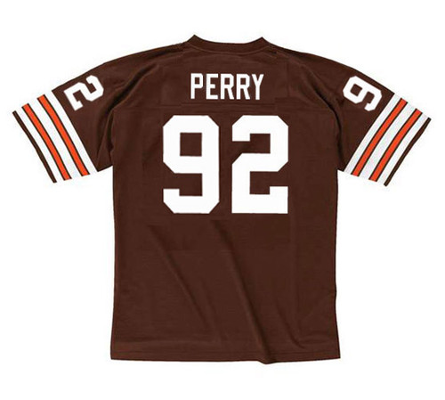 MICHAEL DEAN PERRY Cleveland Browns 1989 Throwback NFL Football Jersey - BACK