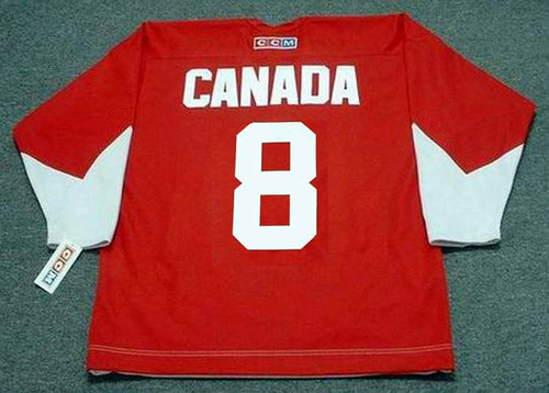 ROD GILBERT Team Canada 1972 CCM Throwback Hockey Jersey - back