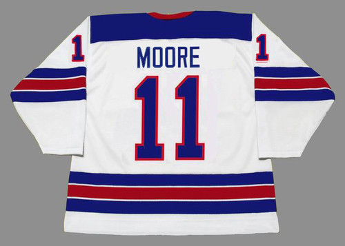 OLIVER MOORE 2023 USA Nike Throwback Hockey Jersey - BACK