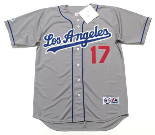 SHOHEI OHTANI Los Angeles Dodgers 2002 Away Majestic Throwback Baseball Jersey - FRONT