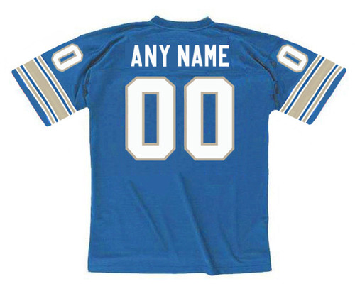 DETROIT LIONS 1994 Throwback NFL Customized Football Jersey - BACK